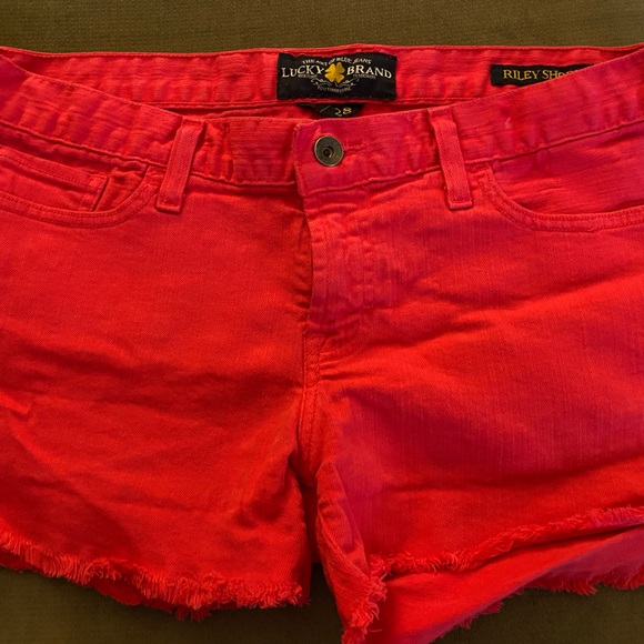 Pink Lucky Brand shorts, size 6/28 - Picture 1 of 2